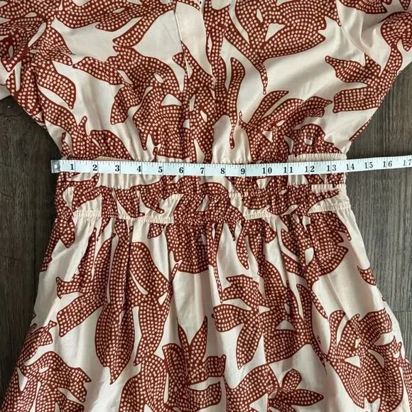 NEW Anthropologie Somerset Maxi Dress in Neutral Floral Dot Size Small - Picture 12 of 15